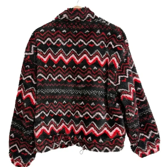 Anthropologie x Beach Riot Leona Slopes Sherpa Quarter-Zip Pullover Size M NWOT - Picture 5 of 15